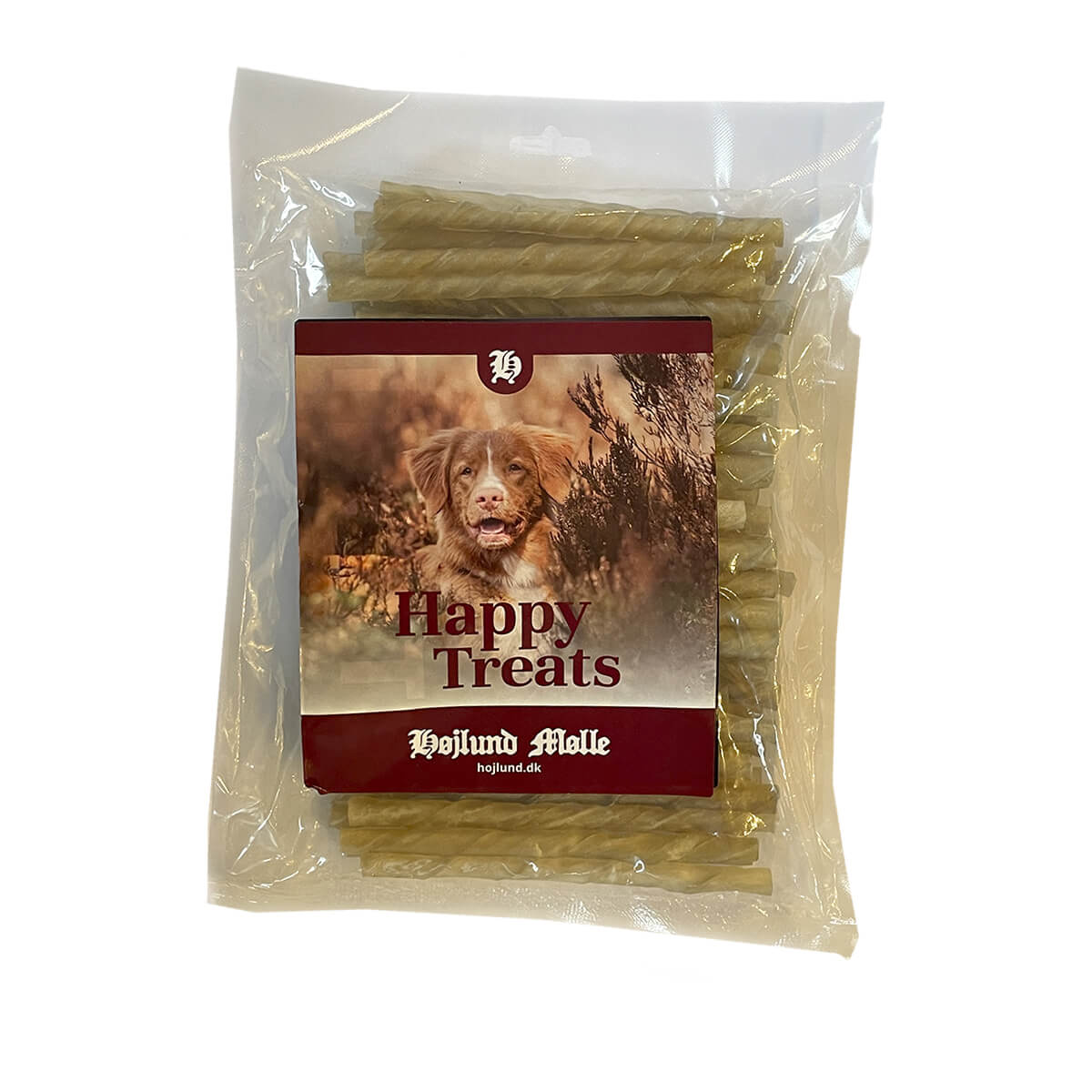 Hoejlund HappyTreats Twisted stick 8mm natural 500g 19502PL 01